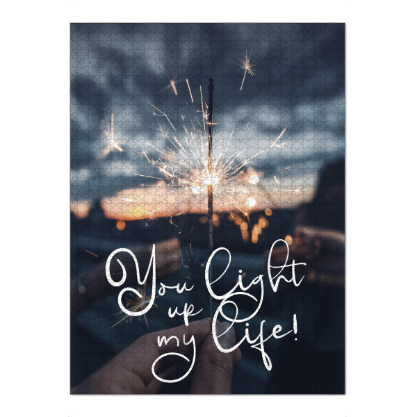 Puzzle Ravensburger "You light up my life!" artboxONE - Liebe