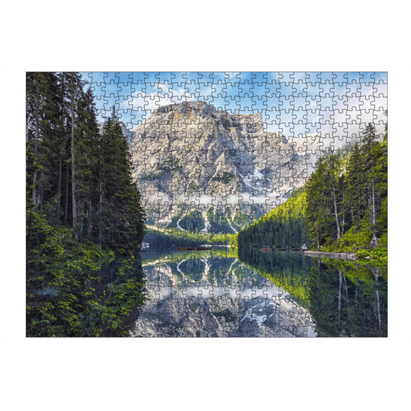 Puzzle Ravensburger "Reflexion in Braies" artboxONE - Natur,Reise,Reise / Länder