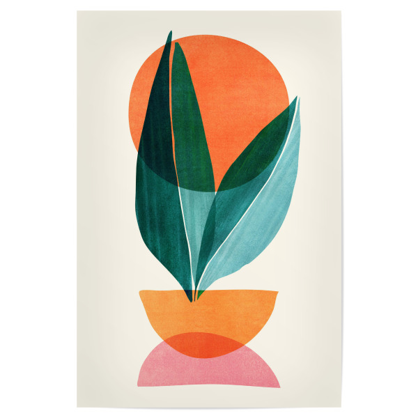 Poster 30x20 cm "Naturstapel" artboxONE - Natur,Abstrakt,Geometrie