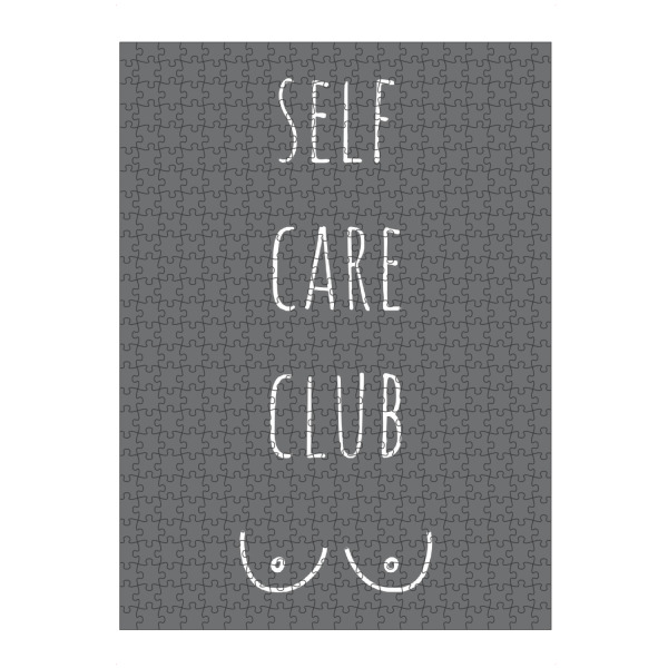 artboxONE Puzzle "Selfcare club" artboxONE - Typografie,Menschen,Liebe