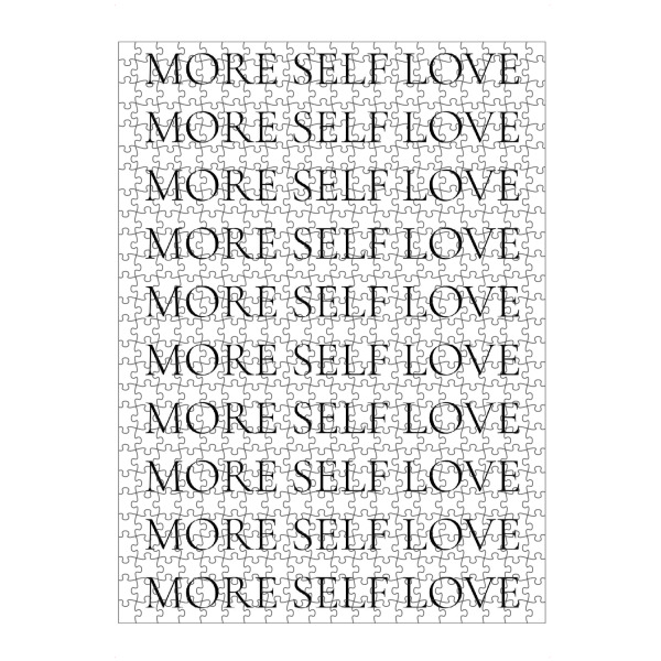 artboxONE Puzzle "More self love" artboxONE - Typografie,Menschen,Liebe
