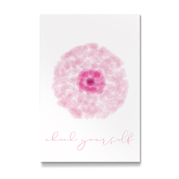 Galerie-Print "Check yourself - pink" 30x20 cm artboxONE
