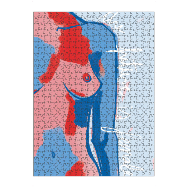Puzzle Ravensburger "The future is female - Female body" artboxONE - Typografie,Menschen,Für Mama