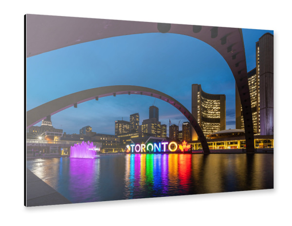 Alu-Dibond "Stadtzentrum von Toronto" 30x20 cm artboxONE