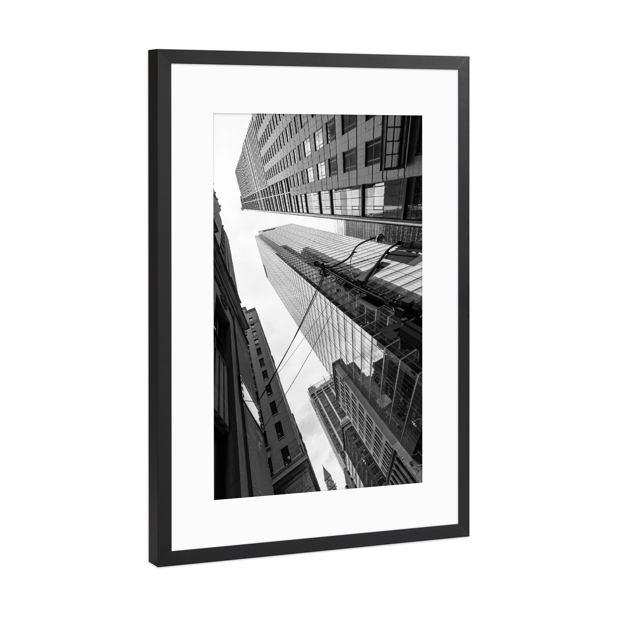 Poster mit Rahmen Schwarz (Metallic) "Hochhäuser in Toronto" artboxONE - Städte,Architektur - Toronto,Kanada,Hochhaus,Wolkenkratzer,Haus,Gebäude