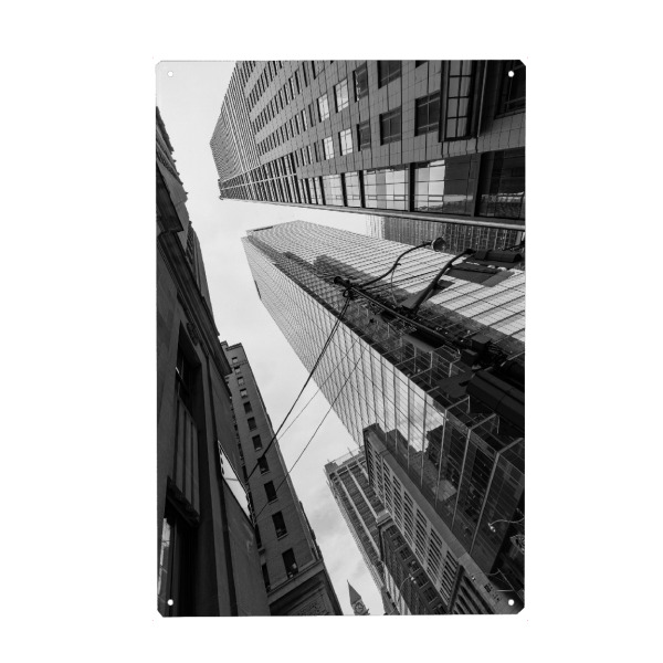 Holzbild "Hochhäuser in Toronto" artboxONE - Städte,Architektur - Toronto,Kanada,Hochhaus,Wolkenkratzer,Haus,Gebäude