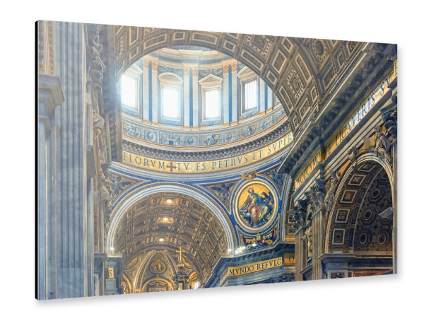 Alu-Dibond "Petersdom" 30x20 cm artboxONE