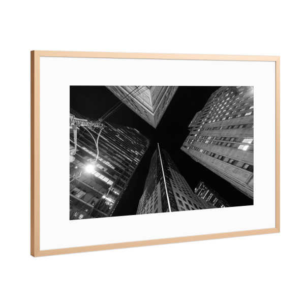 Poster mit Rahmen Kupfer "Wolkenkratzer in Toronto" artboxONE - Städte,Architektur - Toronto,Kanada,Hochhaus,Wolkenkratzer,Haus,Gebäude,Stadt