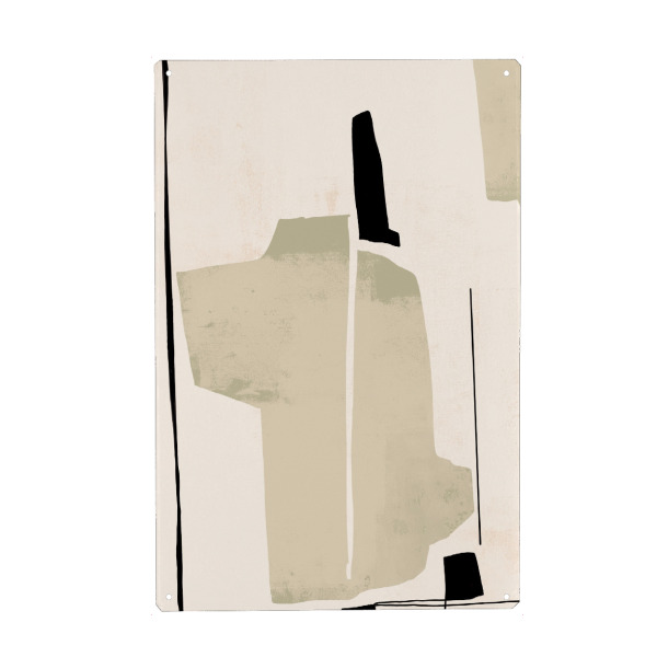 Metall Poster "Urban objects ll" artboxONE - Abstrakt,Architektur,Geometrie