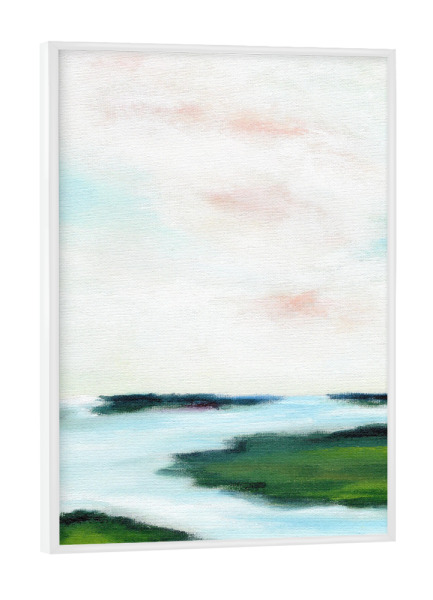 Poster mit weißem Rahmen "Misty" artboxONE - Natur,Reise