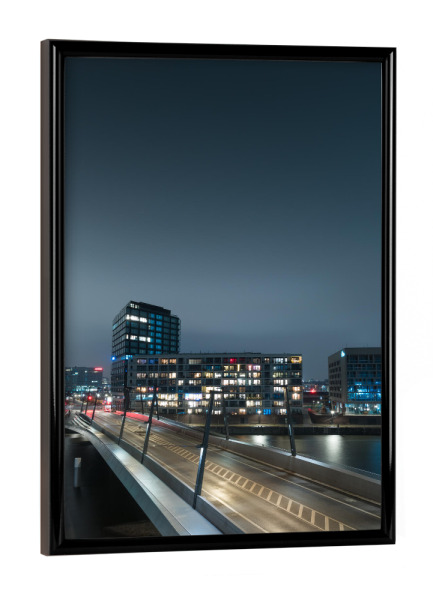 Poster mit schwarzem Rahmen "Modern Hamburg" artboxONE - Städte,Städte / Hamburg,Architektur