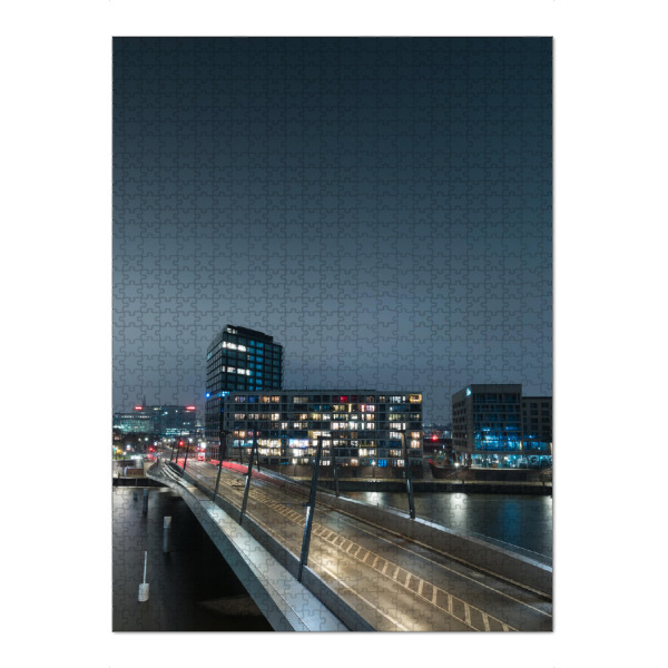 Puzzle Ravensburger "Modern Hamburg" artboxONE - Städte,Städte / Hamburg,Architektur