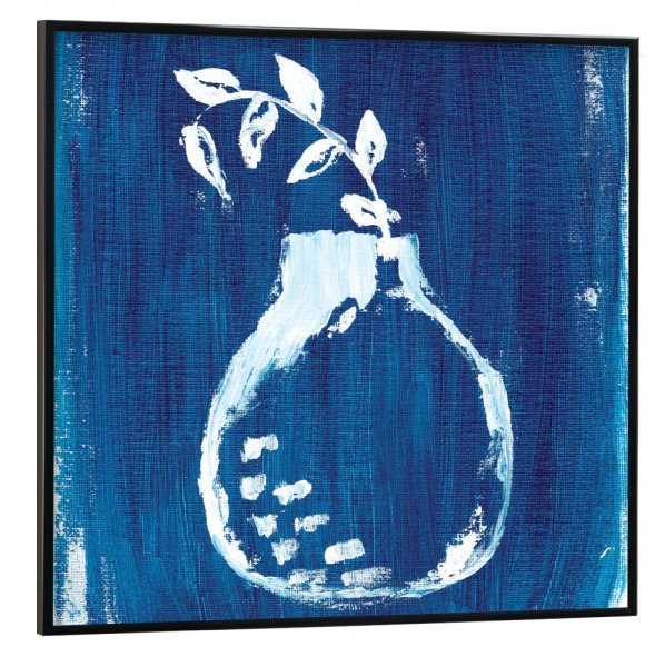 Poster mit schwarzem Rahmen 30x30 cm "Indigo" artboxONE - Natur,Floral