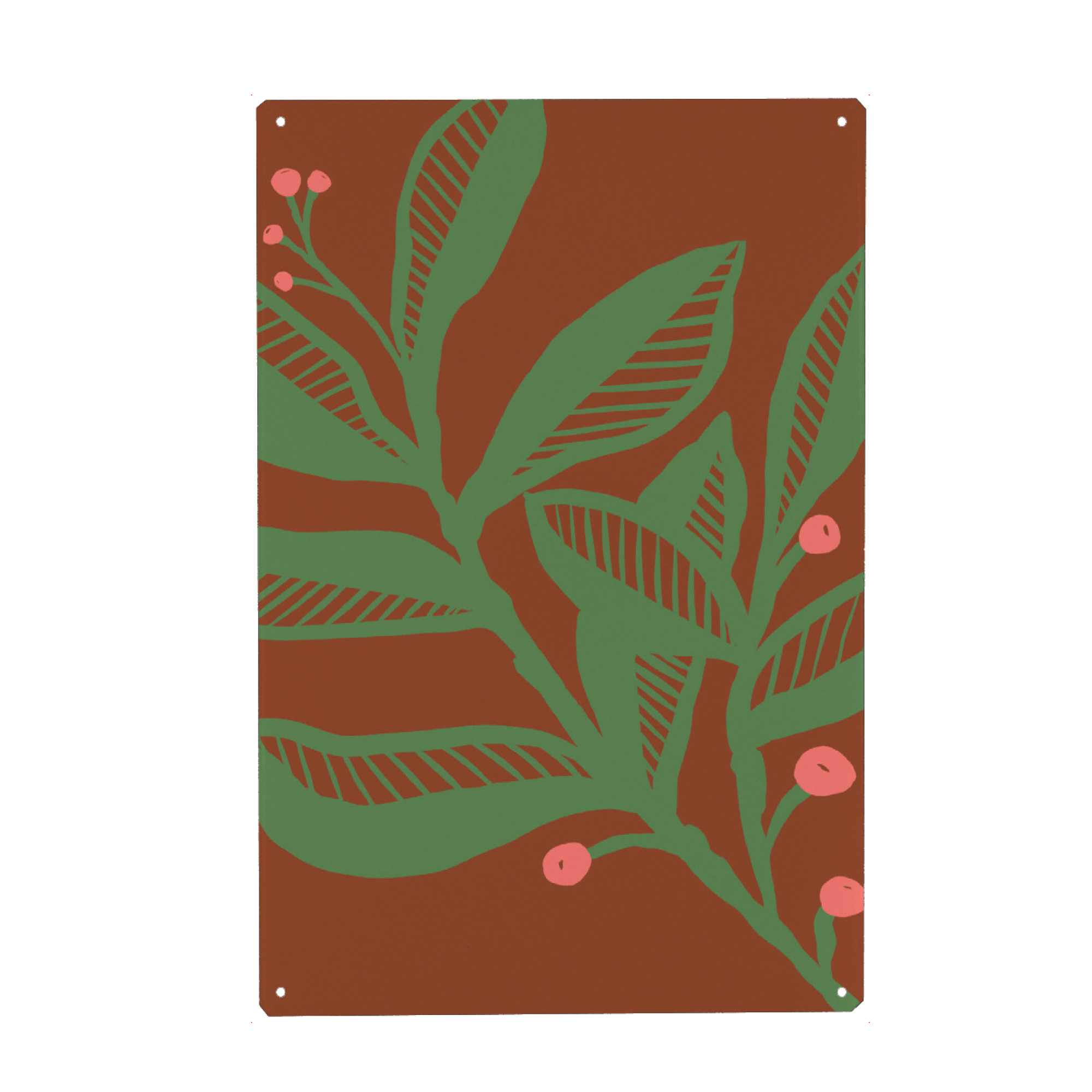 Holzbild "Winter berries" artboxONE - Natur,Floral,Abstrakt