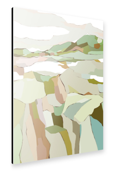 Alu-Dibond "Green view" 30x20 cm artboxONE