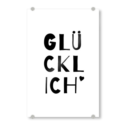 Glückl Ich - Typografie