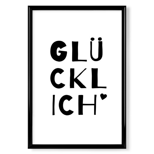 Glückl Ich - Typografie