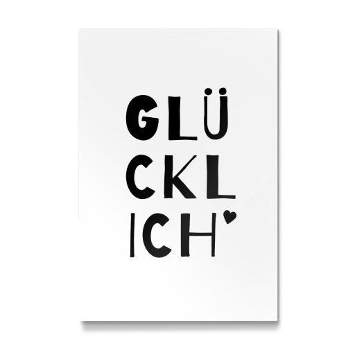 Glückl Ich - Typografie