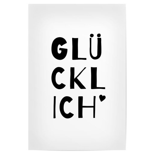 Glückl Ich - Typografie Glückl Ich - Typografie