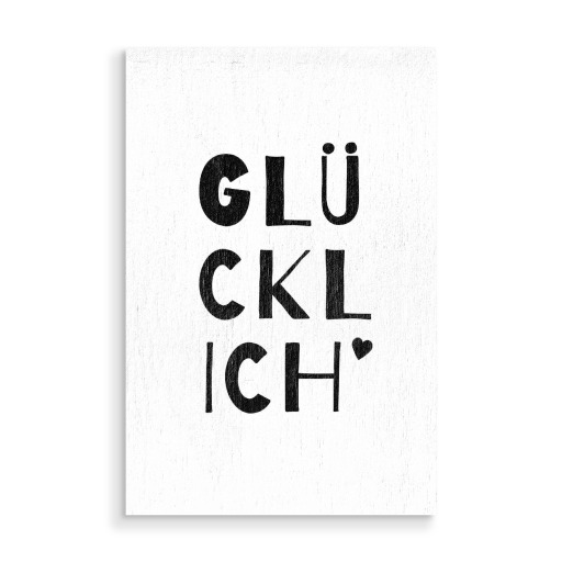 Glückl Ich - Typografie