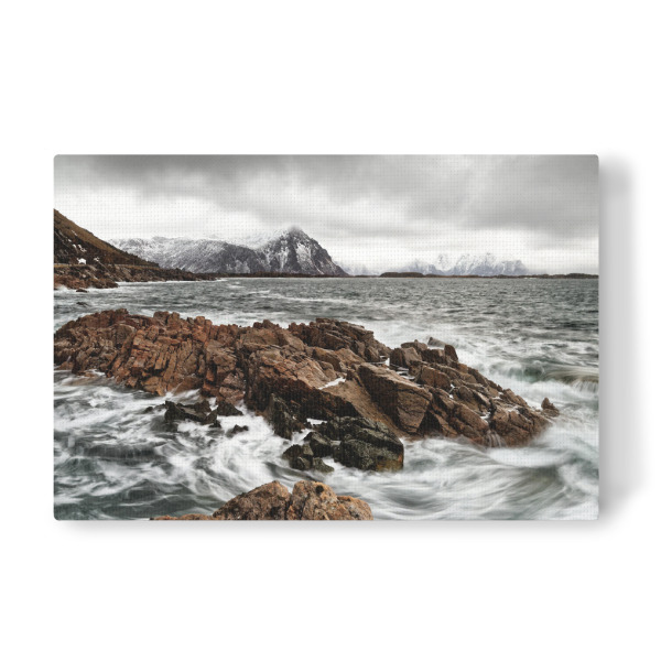 Leinwandbild "Raue Küste" artboxONE - Natur,Reise,Reise / Strand und Meer