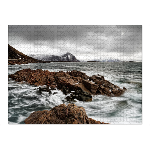 Puzzle Ravensburger "Raue Küste" artboxONE - Natur,Reise,Reise / Strand und Meer