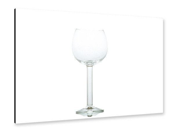 Alu-Dibond "Ein Weinglas" 30x20 cm artboxONE