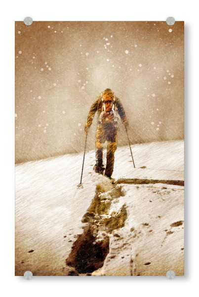 Acrylglasbild "Bergsteigersport" artboxONE - Menschen,Sport - Sport,Bergsteiger,Berg,Bergsteiger,Klettern,Bergsteiger,Klettern