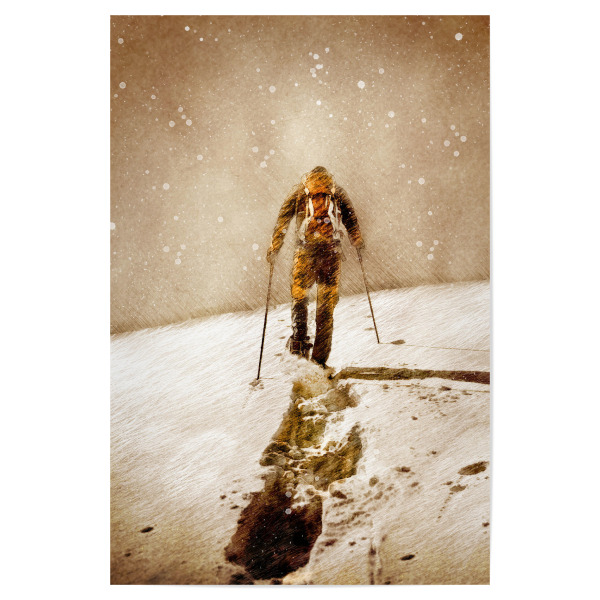 Poster "Bergsteigersport" artboxONE - Menschen,Sport - Sport,Bergsteiger,Berg,Bergsteiger,Klettern,Bergsteiger,Klettern