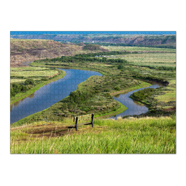 Puzzle Ravensburger "Der Red Deer River in Alberta" artboxONE - Natur
