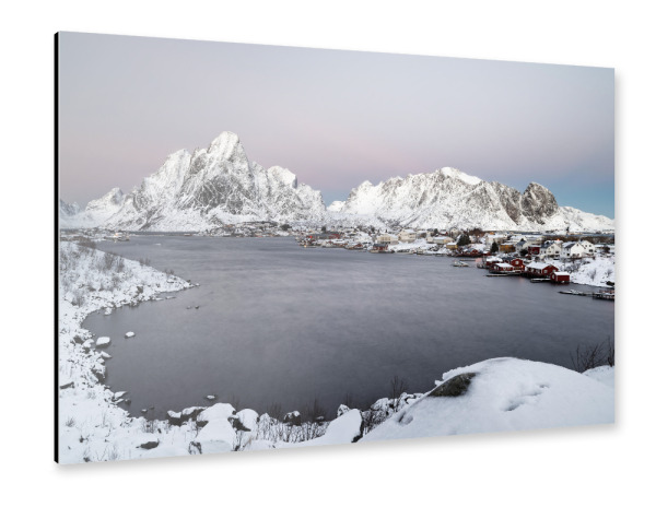 Alu-Dibond "Winter am Meer" 30x20 cm artboxONE