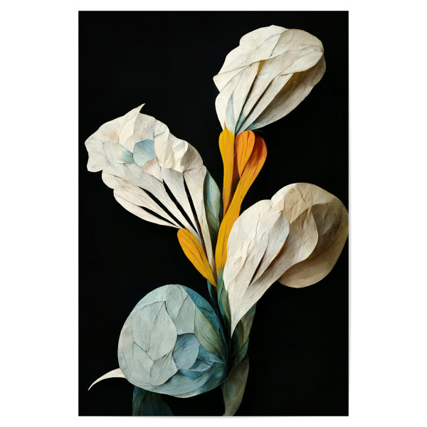 Poster "Galodia" artboxONE - Natur,Floral,Abstrakt - Blume,Blumen,Floral,Phantasie,Dekorativ,Natur,Abstrakt,Treechild,Blüten,Speziell