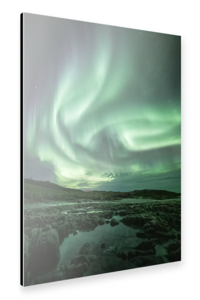 Alu-Dibond "Magisches Nordlicht" 30x20 cm artboxONE
