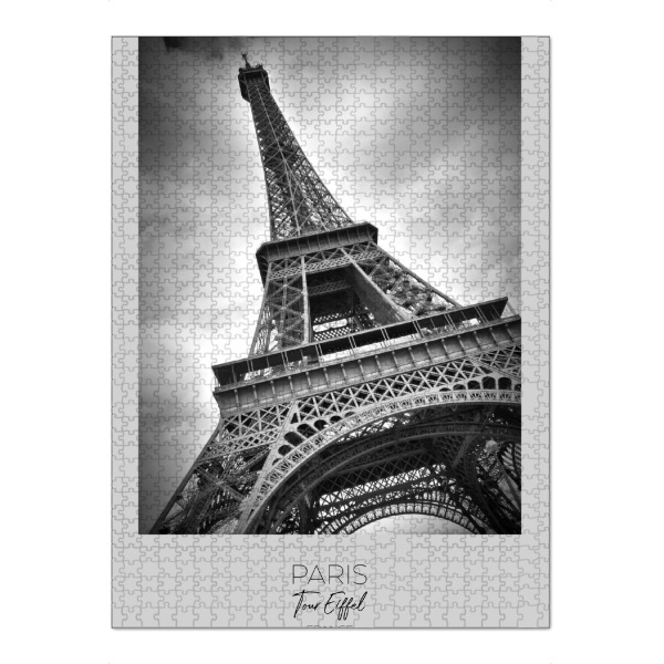 Puzzle Ravensburger "Im Fokus: PARIS Eiffelturm" artboxONE - Schwarzweiß,Architektur,Städte / Paris