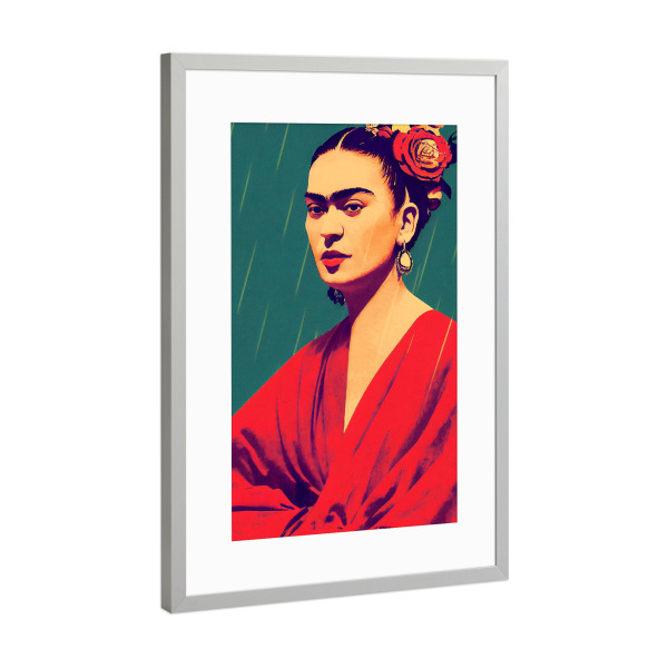 Poster mit Rahmen Silber "Enjoy every Moment" artboxONE - Menschen,Für Mama