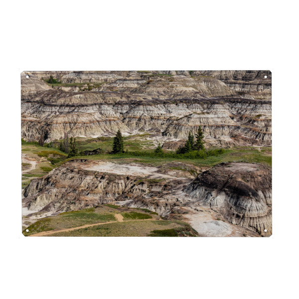 Metall Poster "Horseshoe Canyon in Alberta Kanada" artboxONE - Natur