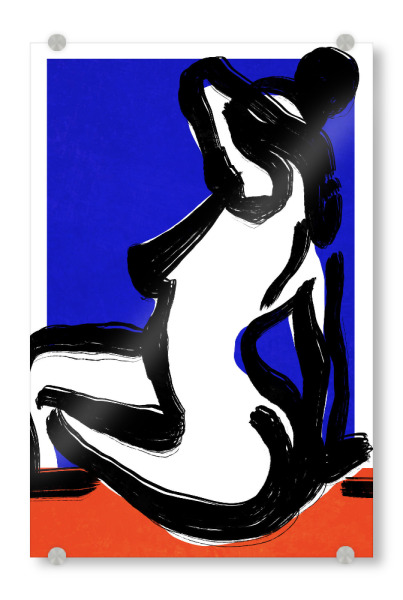 Acrylglasbild "In The Heat Of The Night" artboxONE - Abstrakt,Menschen,Für Mama,Für Papa - Frau,Frauen,Körper,Schönheit,Akt,Formen,Abstrakt,Treechild