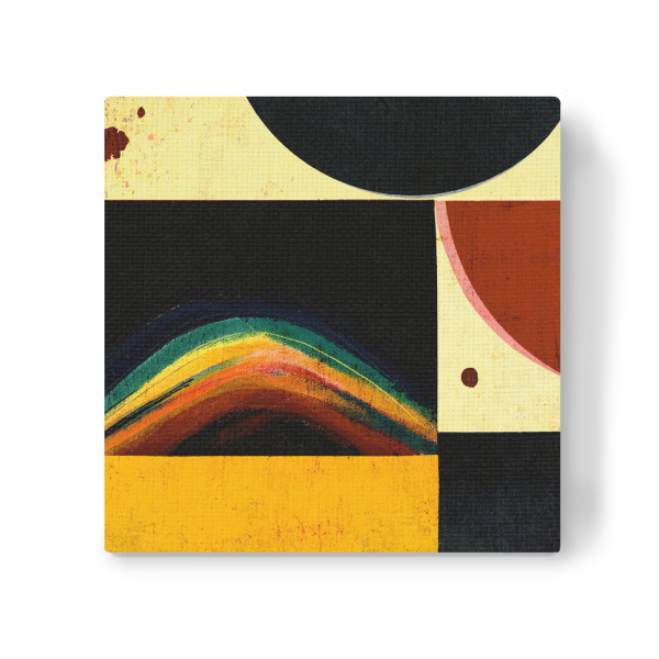 Leinwandbild "The Space Rainbow" artboxONE - Abstrakt,Geometrie - Abstrakt,Regenbogen,Weltall,All,Space,Treechild,Geometrie