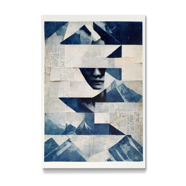 Galerie-Print "Blue Mood Collage" 30x20 cm artboxONE