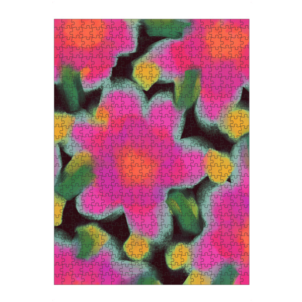 artboxONE Puzzle "Pink Giant Flowers" artboxONE - Natur,Floral,Für Kinder,Abstrakt,Für Mama