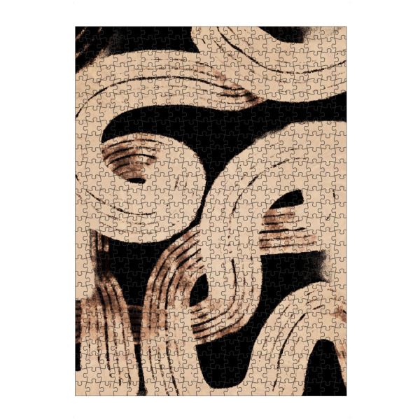 artboxONE Puzzle "Paths" artboxONE - Abstrakt - Abstrakt,Linien,Pinselstrich,Weg,Wege,Dekorativ,Schlicht,Treechild - Bild abstrakt