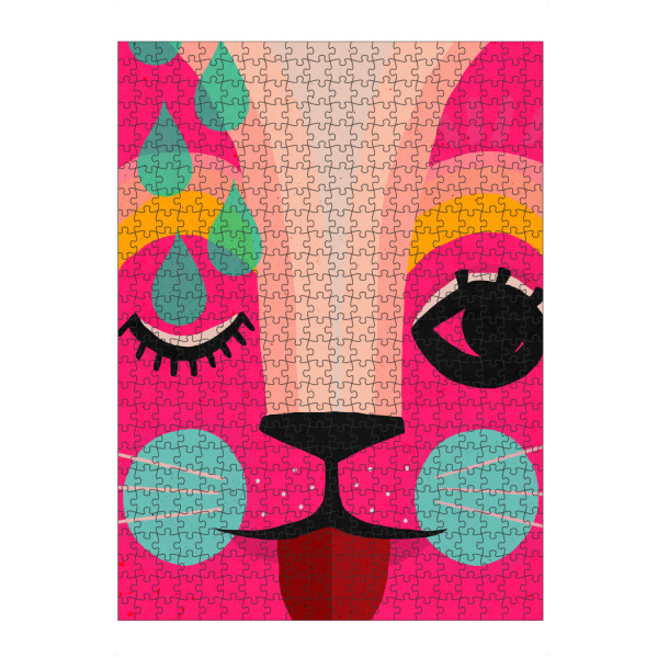 artboxONE Puzzle "Neon Animal" artboxONE - Für Kinder,Abstrakt,Für Mama,Für Papa