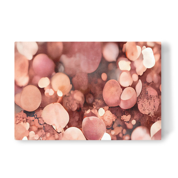 Leinwandbild "Macro Sparkles" artboxONE - Für Kinder,Abstrakt,Fashion,Für Mama - Glitzer,Macro,Pink,Rosa,Makeup,Visagist,Schminke,Treechild