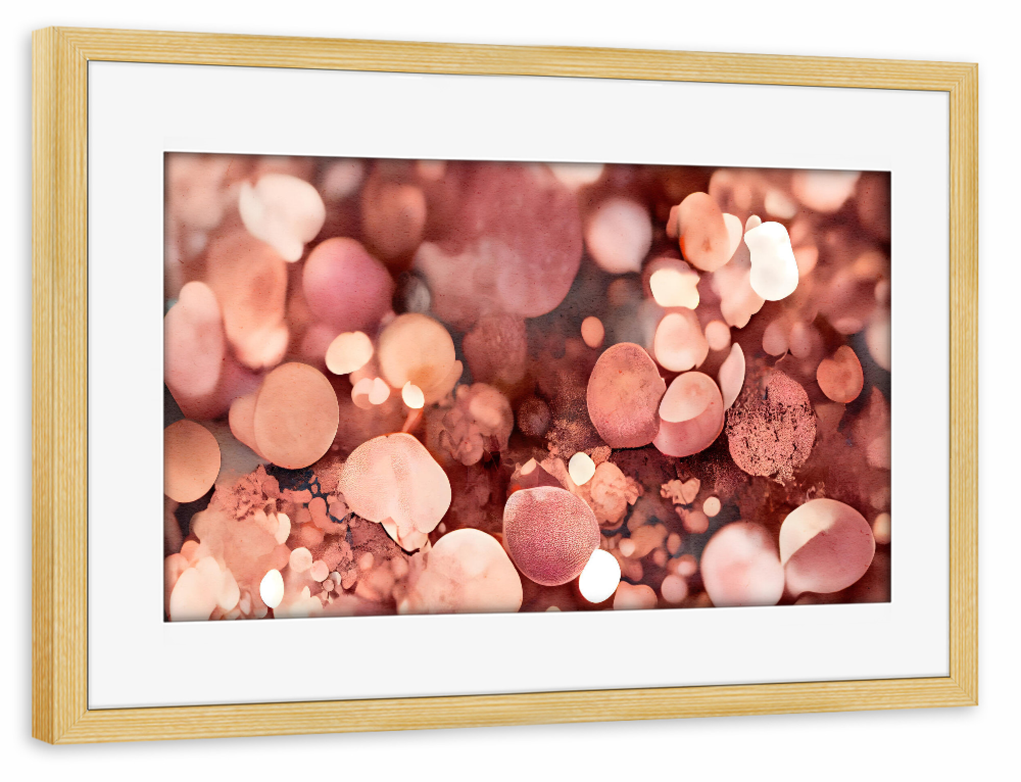 Poster mit Rahmen kiefer "Macro Sparkles" artboxONE - Für Kinder,Abstrakt,Fashion,Für Mama
