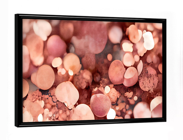 Poster mit schwarzem Rahmen "Macro Sparkles" artboxONE - Für Kinder,Abstrakt,Fashion,Für Mama