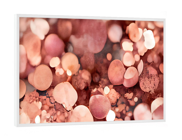 Poster mit weißem Rahmen "Macro Sparkles" artboxONE - Für Kinder,Abstrakt,Fashion,Für Mama