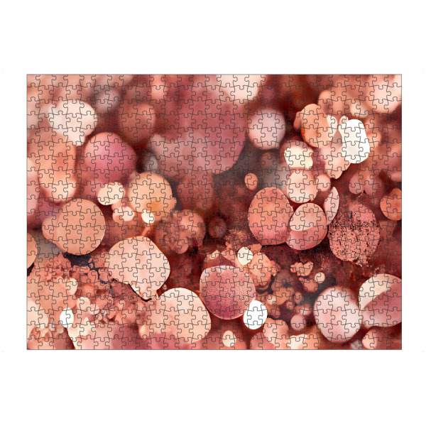 Puzzle Ravensburger "Macro Sparkles" artboxONE - Für Kinder,Abstrakt,Fashion,Für Mama - Glitzer,Macro,Pink,Rosa,Makeup,Visagist,Schminke,Treechild