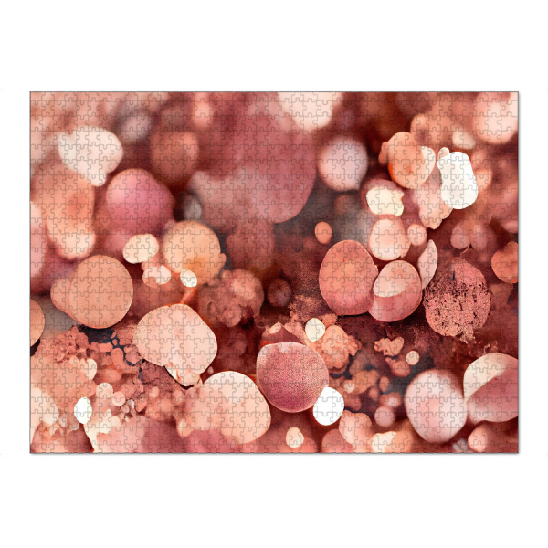 Puzzle Ravensburger "Macro Sparkles" artboxONE - Für Kinder,Abstrakt,Fashion,Für Mama - Glitzer,Macro,Pink,Rosa,Makeup,Visagist,Schminke,Treechild