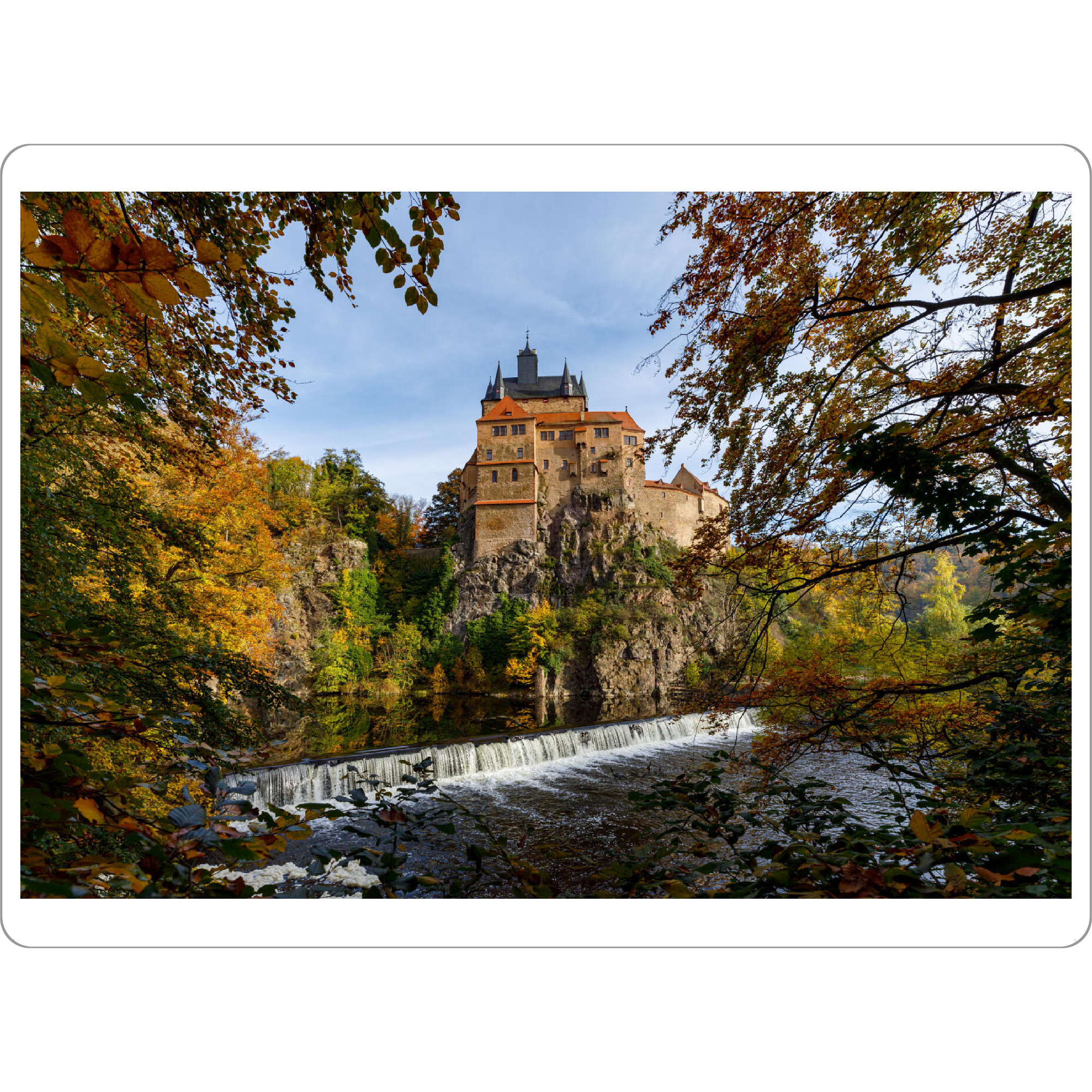 Tischset "Die Burg Kriebstein" artboxONE - Architektur