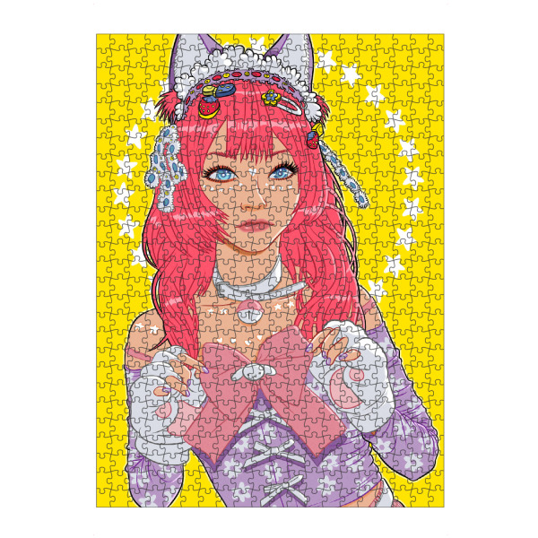 Puzzle Ravensburger "Kawaii-Mädchen" artboxONE - Comic,Städte / Tokio